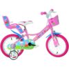 Dino Bikes Peppa malac gyerek kerékpár 14-es méretben