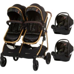 Chipolino Duo Smart 3 in 1 babakocsi obsidian leaves